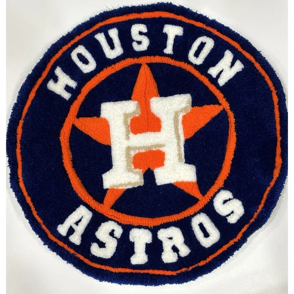 Houston Astros Round Logo Accent Rug 22